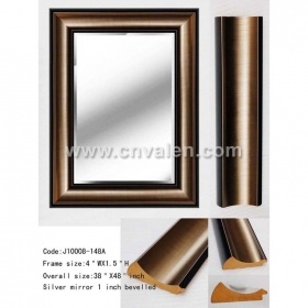 Holz Farbe Wand Kunststoff voller Länge Spiegelrahmen 